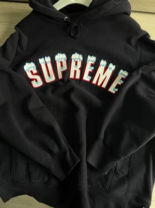 Supreme Icy Arc Hooded Sweatshirt Navy (FW20)