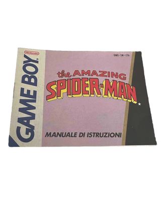 LIBRETTO THE AMAZING SPIDERMAN NINTENDO GAME BOY