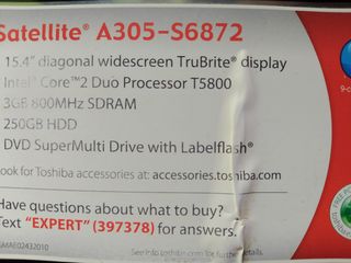 Toshiba satellite a305 s6872
