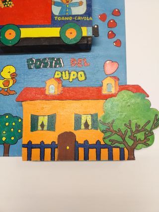 Organizzatore in legno da parete bambino