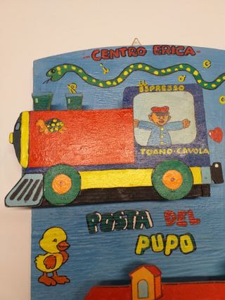 Organizzatore in legno da parete bambino