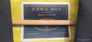 Americana hombre negra Zara T.46