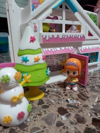 ESTACION DE ESQUI PIN Y PON. Completa. Superrr ☃️