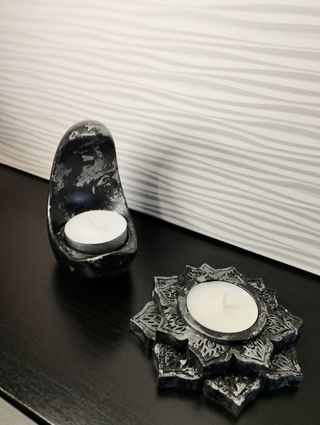 Set Pz. 2 Portacandela Luna Stella