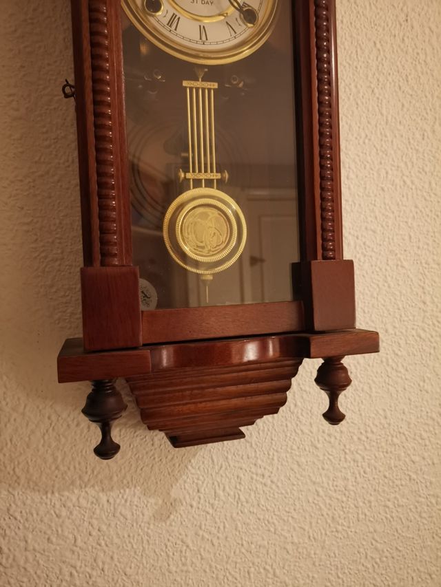 OROLOGIO DA PARETE ANTICO IN LEGNO