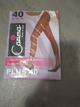 3 paia di collant colore naturale tg 2/3