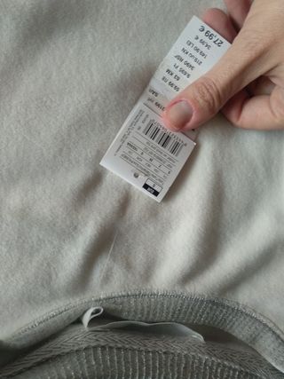 sudadera polar tricolor, nuevo