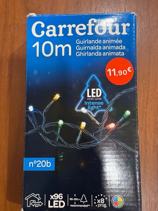 Luces led arbol navidad