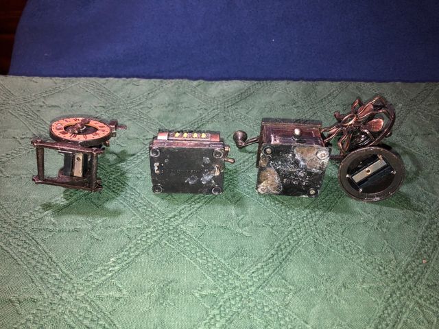 11 Temperamatite in metallo. collezione vintage