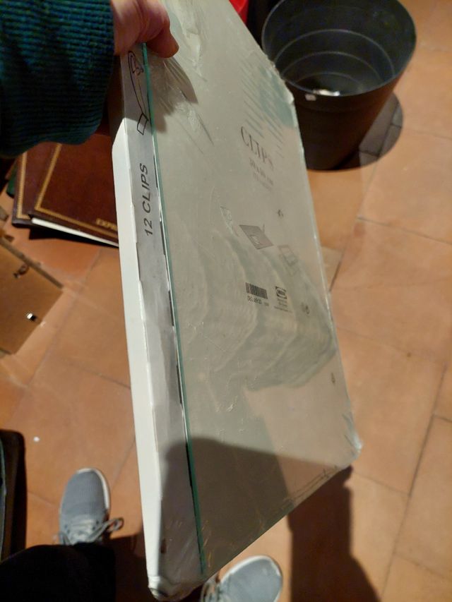 2 Marcos fotos vidrio de clip