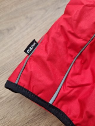 abrigo impermeable con forro polar para perro