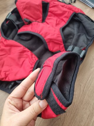 abrigo impermeable con forro polar para perro