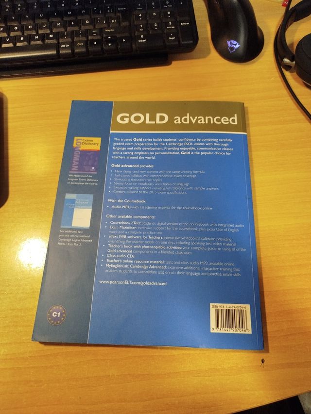 Gold advanced coursebook 