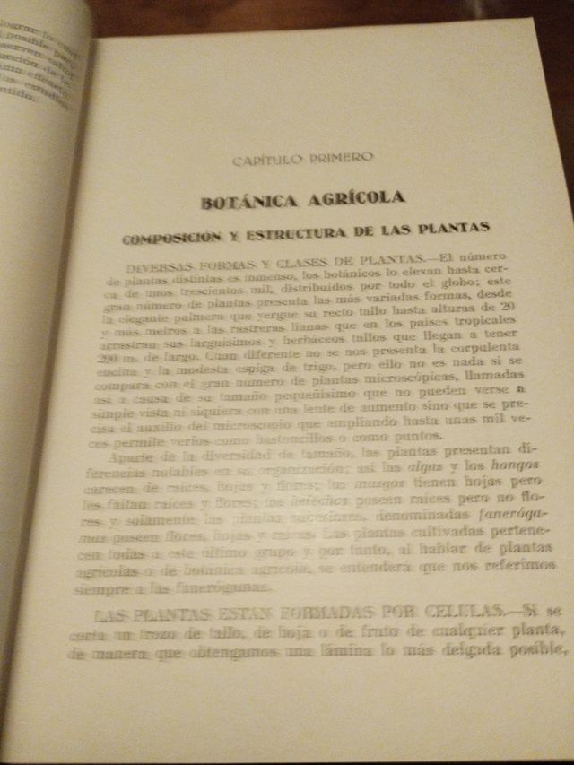 Antiguo libro, Principios de Agricultura