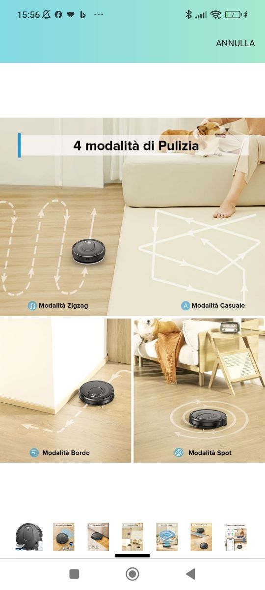 🤖Robot aspirapolvere lavapavimenti 🛀