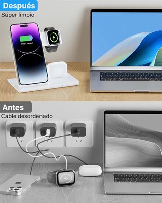 🔻➖ 50%🔻 Cargador inalámbrico Triple