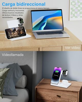 🔻➖ 50%🔻 Cargador inalámbrico Triple