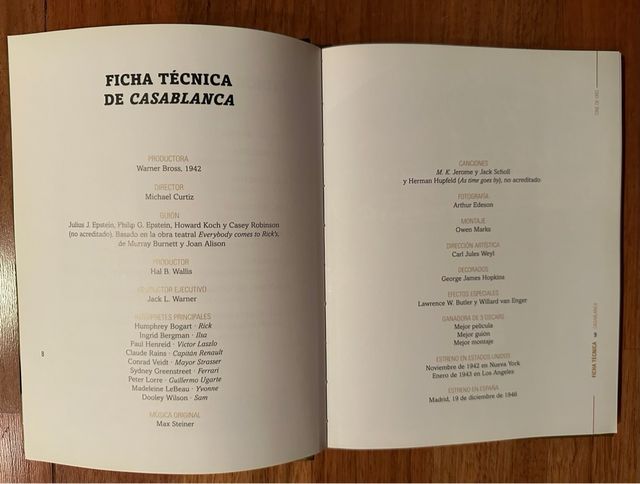 DVD Casablanca - Edizione del libro El País