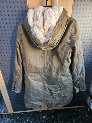 Parka Bershka verde tag M