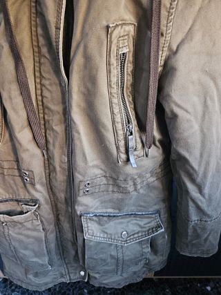 Parka Bershka verde tag M