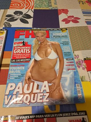 Lote 5 revistas FHM