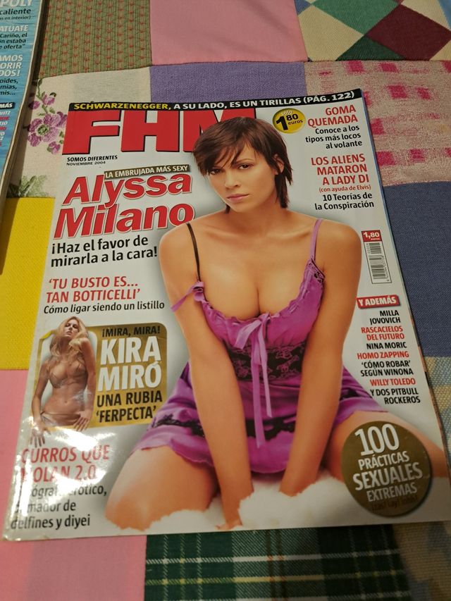 Lote 5 revistas FHM
