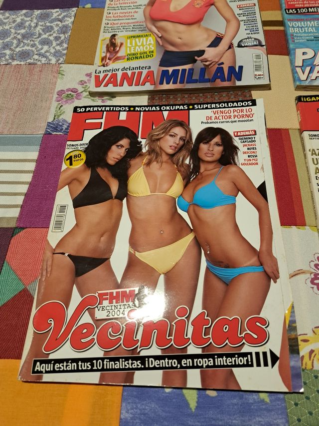 Lote 5 revistas FHM