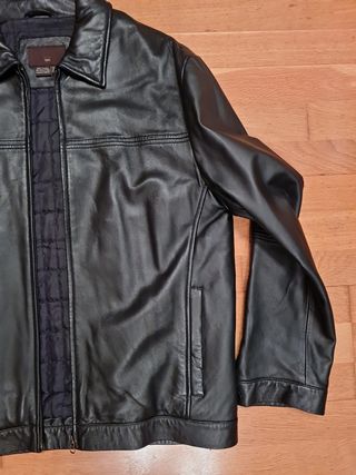 Cazadora piel hombre talla XL