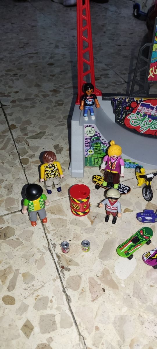 PLAYMOBIL PISTA SKATE