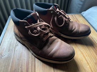 Zapatos Timberland Chukka ligeros T415 marrones