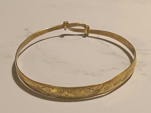 Bracciale in argento placcato oro