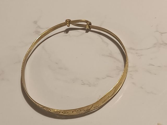 Bracciale in argento placcato oro