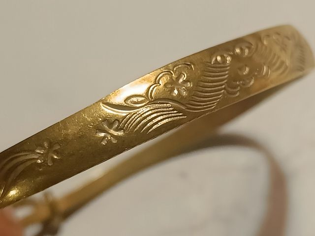 Bracciale in argento placcato oro