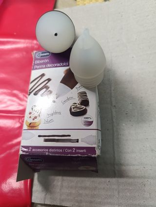 Biberón para decorar con 2 accesorios 