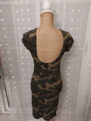 Vestido militar  licra