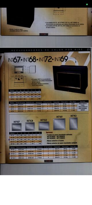 Recuperador de calor por aire (chimenea)