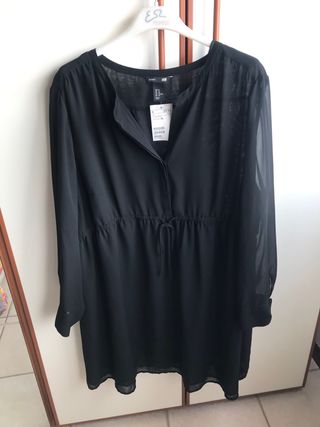 Vestito nero linea Mama H&M taglia XL