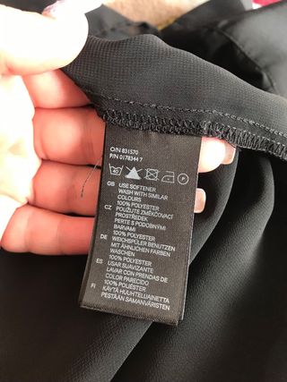 Vestito nero linea Mama H&M taglia XL