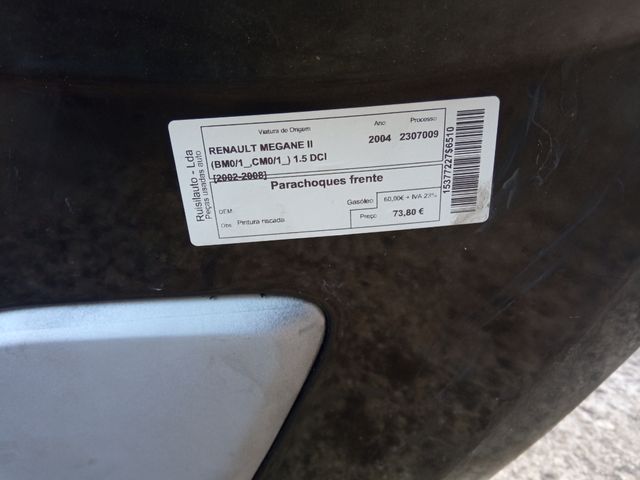 Parachoques Renault Megane Sedan 2