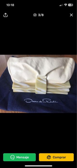 Pochette de charol Oscar de la Renta