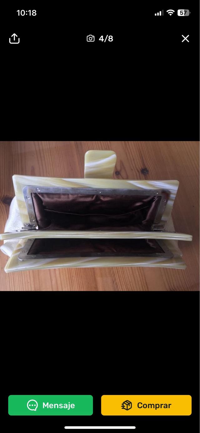 Pochette de charol Oscar de la Renta