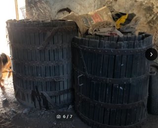 Antiguas prensas uva o vino