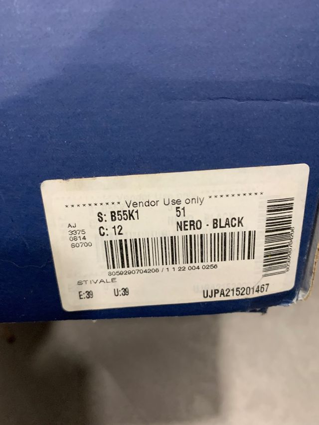 Botas Agua armani jeans