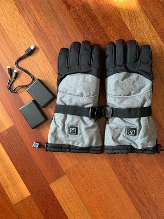 Guantes calefactables recargables, batería 5V 5000
