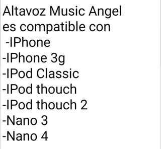 Altavoz stereo,angel ipod digital hi-fi mini negro