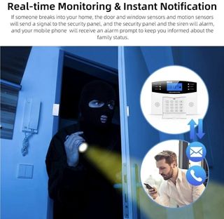 Alarma gsm y WiFi, smart life o tuya