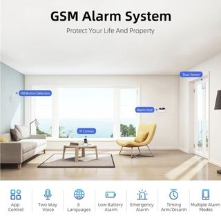 Alarma gsm y WiFi, smart life o tuya