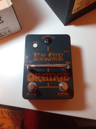 Pedal guitarra ABY Orange Detonator