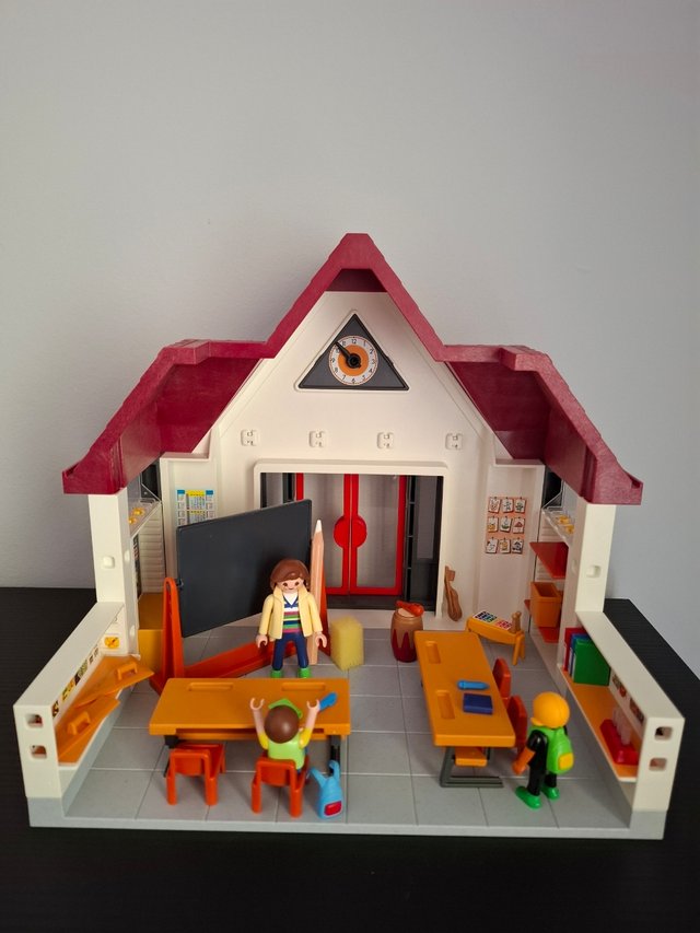 Pack Colegio y autobús escolar playmobil