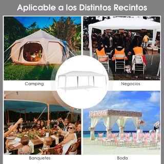 Toldo impermeable 3x6M, para fiesta y camping